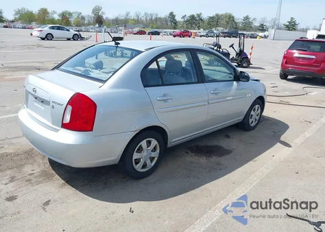 2007 Hyundai Accent Gls z USA, uszkodzony, nr VIN KMHCN46C67U086386